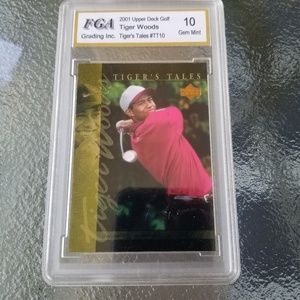 2001 Upper Deck Golf Tiger's Tales Gem Mint 10